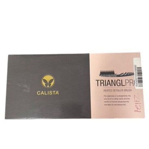 Calista Triangl Pro Heated Detailer Brush in Zebra NIB - Picture 2 of 2